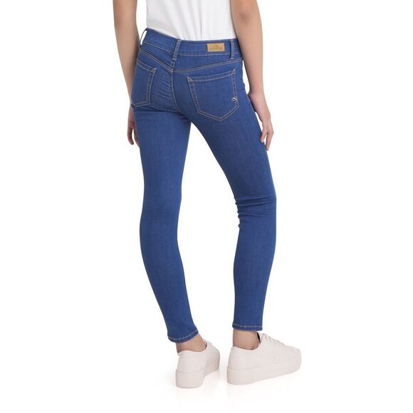 2/$15! Jordache Girls Regular Fit Blue Denim Stretch Skinny Jeggings 8 Medium - Picture 6 of 13